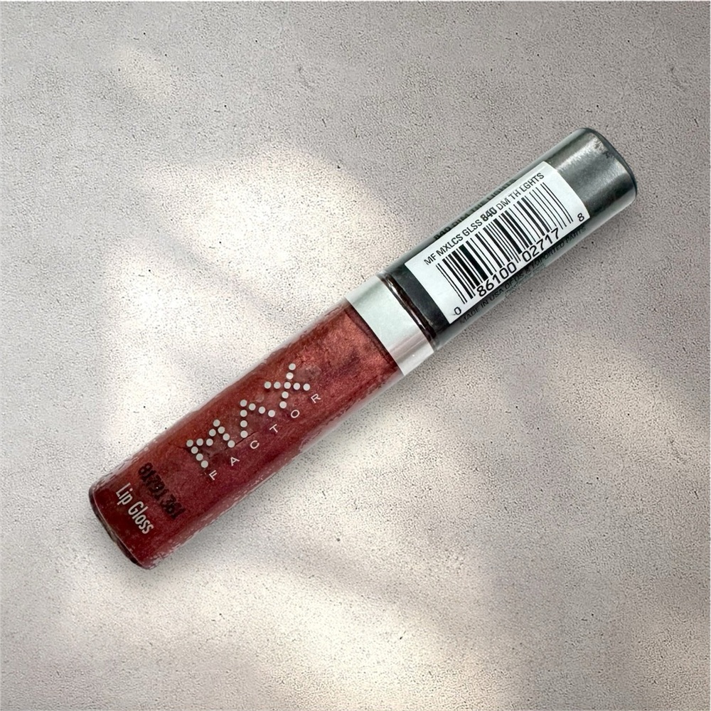 Max Factor Maxalicious Glitz Lip Gloss Wand, 840 DIM THE LIGHTS lipgloss NEW